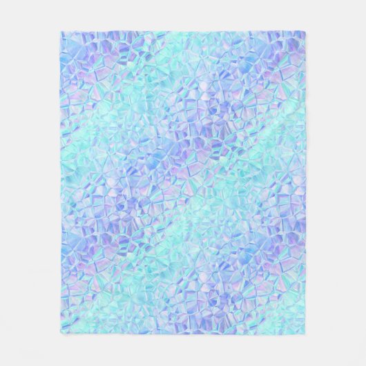 Couverture Polaire iridescence glacée : (Devant)