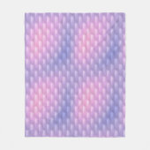 Couverture Polaire Iridescente violet et rose (Devant)