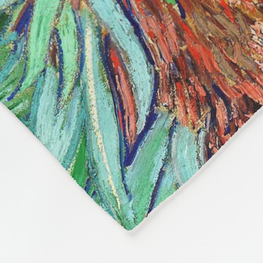 Couverture Polaire Iris par Vincent van Gogh (Coin)