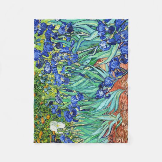 Couverture Polaire Iris par Vincent van Gogh (Devant)