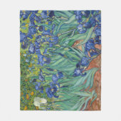 Couverture Polaire Irises par Van Gogh (Devant)