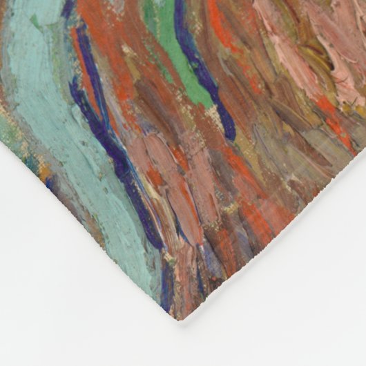 Couverture Polaire Irises par Van Gogh (Coin)