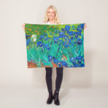 Couverture Polaire Irises, Vincent van Gogh<br><div class="desc">Vincent Willem van Gogh (30 mars 1853 - 29 juillet 1890) était un peintre post-impressionniste hollandais qui est l'une des figures les plus célèbres et influentes de l'histoire de l'art occidental. En un peu plus de dix ans, il a créé environ 2100 oeuvres, dont environ 860 peintures à l'huile, dont...</div>