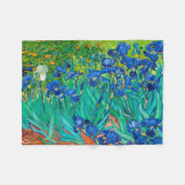 Couverture Polaire Irises, Vincent van Gogh (Devant (Horizontal))