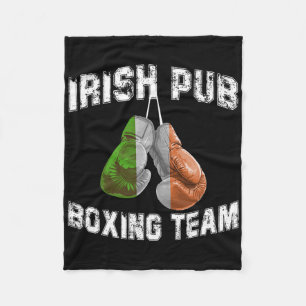 Couverture Polaire Irish Boxing Funny Irlande Drapeau - Irish Pub