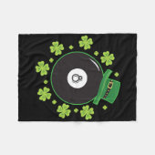 Couverture Polaire Irish Four Leaf Clover Ball Billiard (Devant (Horizontal))