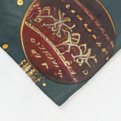 Couverture Polaire Irish Red Setter Christmas Festive Voyage (Coin)