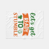 Couverture Polaire Irlandais Préparons-Nous À Tomber (Devant (Horizontal))