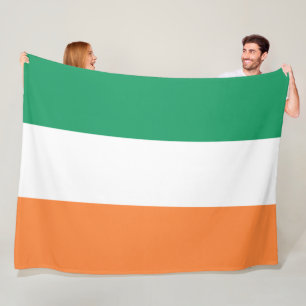 Couverture Polaire Irlande National Flag, standard irlandais, bannièr