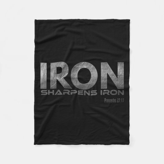 Couverture Polaire Iron Sharpens Iron (Devant)