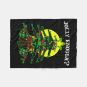 Couverture Polaire Is This Jolly Enough - Guns Christmas Tree Handgun (Devant (Horizontal))