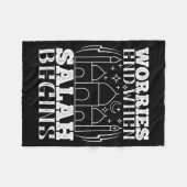 Couverture Polaire Islam - Les inquiétudes se terminent quand Salah c (Devant (Horizontal))