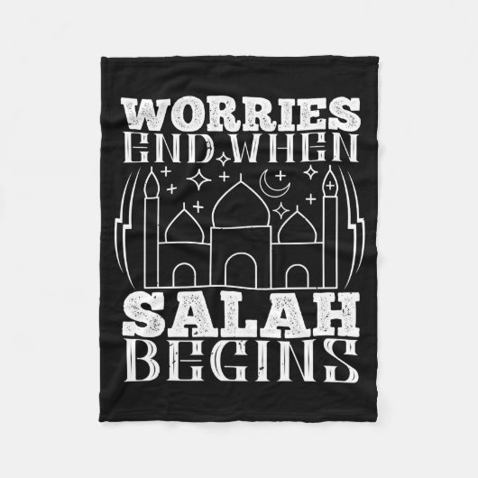 Couverture Polaire Islam - Les inquiétudes se terminent quand Salah c (Devant)