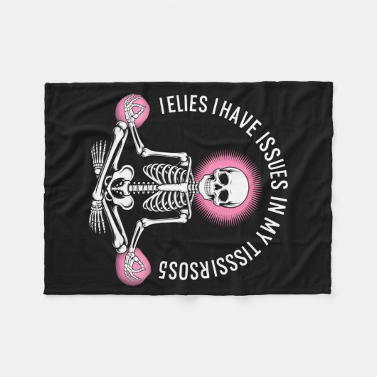 Couverture Polaire Issues In My Tissues Ehlers Danlos Syndrome Awaren (Devant (Horizontal))