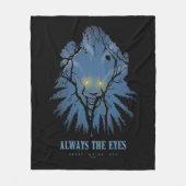 Couverture Polaire IT Toujours Les Yeux Arbres Paréidoliques Tops (Devant)