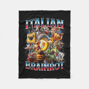 Couverture Polaire Italien Cerveau Rot Italien Brainrot Drôle Mèmes G