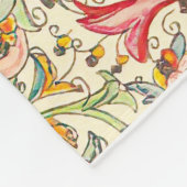Couverture Polaire Italien Florentine Fleur de Lis Motif (Coin)