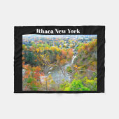 COUVERTURE POLAIRE ITHACA NEW YORK GORGE (Devant (Horizontal))