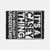 Couverture Polaire It's A Casey Thing You Wouldn't Understand Casey C (Devant (Horizontal))