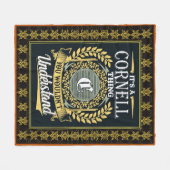 Couverture Polaire It's A Cornell Thing You Couldn't Understand (Devant (Horizontal))