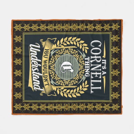 Couverture Polaire It's A Cornell Thing You Couldn't Understand (Devant (Horizontal))