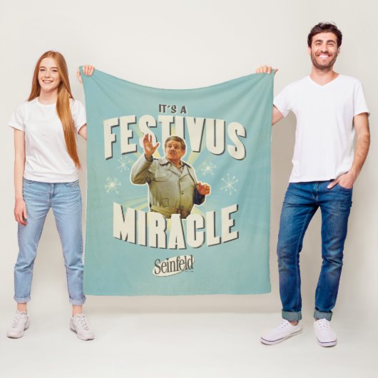 Couverture Polaire It's a Festivus Miracle (En situation)