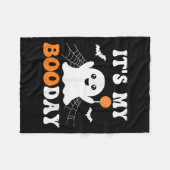 Couverture Polaire It's My Booday Ghost Birthday (Devant (Horizontal))