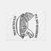 Couverture Polaire It's Not Hoarding It's Collecting Hen On Nest Coll (Devant (Horizontal))