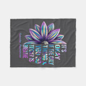 Couverture Polaire It's Okay If The Only Thing You Do Today Is Breath (Devant (Horizontal))