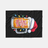 Couverture Polaire It's The Most Wonderful Time For A Beer Christmas  (Devant (Horizontal))