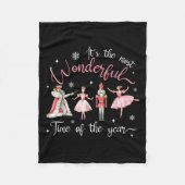 Couverture Polaire It's The Most Wonderful Time Of The Year Nutcracke (Devant)