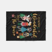 Couverture Polaire It's The Most Wonderful Time Of The Year Nutcracke (Devant (Horizontal))