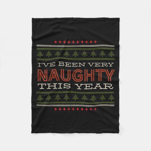 Couverture Polaire Ive Been Very Naughty This Year Christmas Humor  (Devant)
