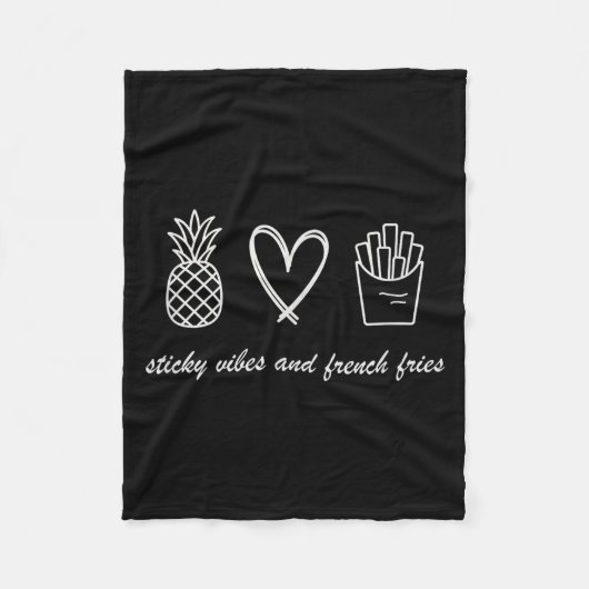 Couverture Polaire Ivf Mom Pregnancy Transfer Day Sticky Vibes & (Devant)