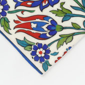 Couverture Polaire Iznik - Turkish Ottoman pattern with flowers tulip (Coin)