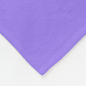 Couverture Polaire Jacaranda purple color (Coin)