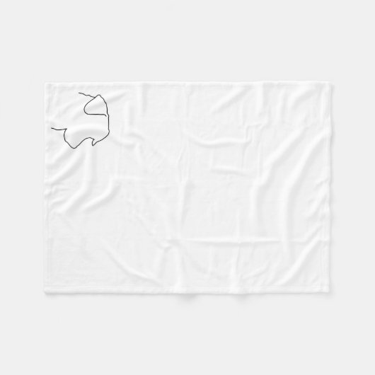 Couverture Polaire Jack Russel (Devant (Horizontal))