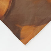 Couverture Polaire Jack Russell à l'automne Feuilles automne Inspire (Coin)