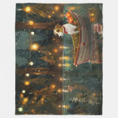 Couverture Polaire Jack Russell Christmas Festive Voyage (Devant)