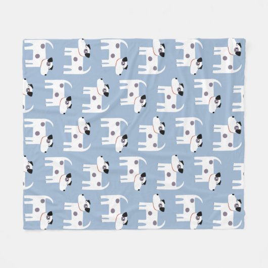 Couverture Polaire Jack Russell Parson Terrier Chien Motif (Devant (Horizontal))