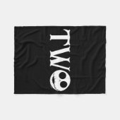 Couverture Polaire Jack Skellington First Birthday Two Baby (Devant (Horizontal))