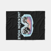 Couverture Polaire Jackson Hole Ski Design Jackson Hole (Devant (Horizontal))