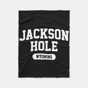 Couverture Polaire Jackson Hole Wyoming Tetons Ski de montagne