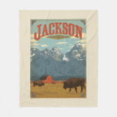 Couverture Polaire Jackson | Wyoming (Devant)