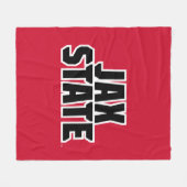 Couverture Polaire Jacksonville State University JAX STATE Bold Text (Devant (Horizontal))