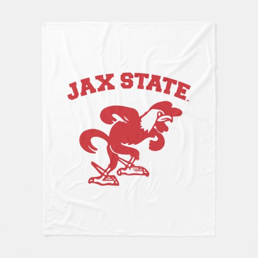 Couverture Polaire Jacksonville State University JAX State Gamecocks (Devant)