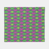 Couverture Polaire Jacquard carnaval Blanche polaire (Devant (Horizontal))