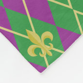 Couverture Polaire Jacquard carnaval Blanche polaire (Coin)