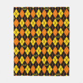 Couverture Polaire Jacquard d'Halloween (Devant)