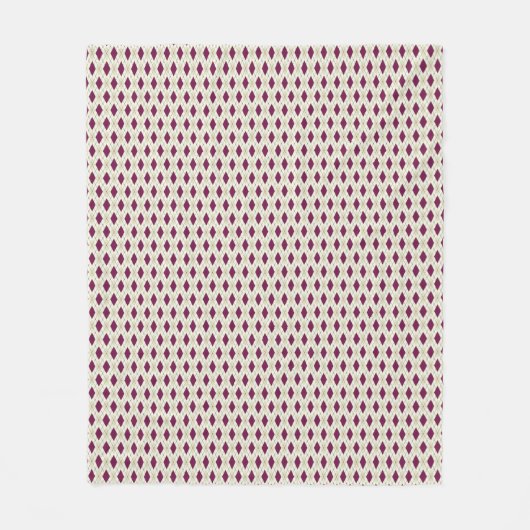 Couverture Polaire Jacquard moderne beige violet (Devant)